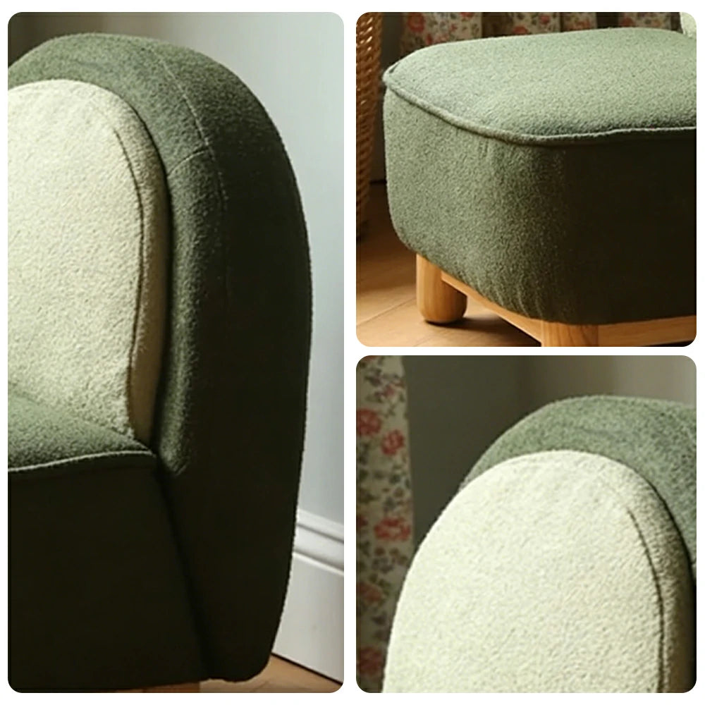 LIVARA Kids Upholstered Chair, Ergonomic Back Support, Solid Wood Frame with High-Density Cushioning, Rounded Safety Design