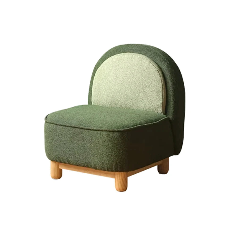 LIVARA Kids Upholstered Chair, Ergonomic Back Support, Solid Wood Frame with High-Density Cushioning, Rounded Safety Design