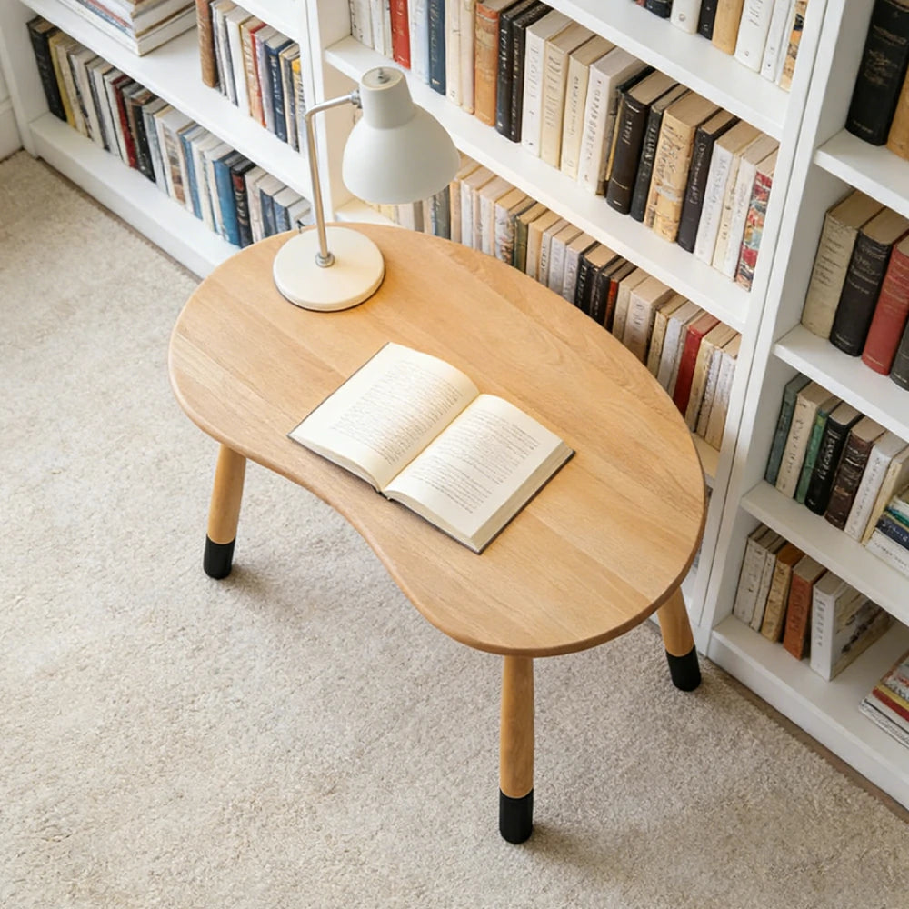 LIVARA Kids Adjustable Table, Four-Level Height Design, Solid Wood Construction, Thick Sturdy Tabletop with Rounded Edges