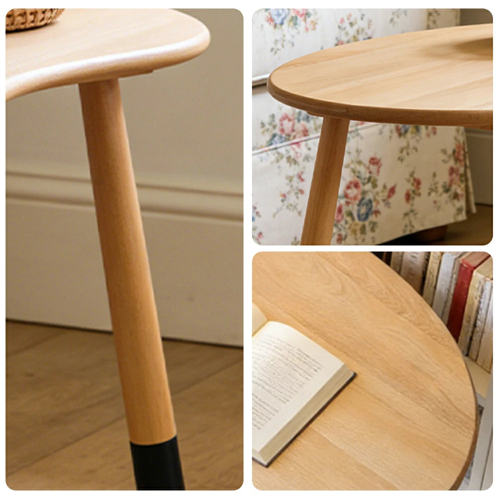 LIVARA Kids Adjustable Table, Four-Level Height Design, Solid Wood Construction, Thick Sturdy Tabletop with Rounded Edges
