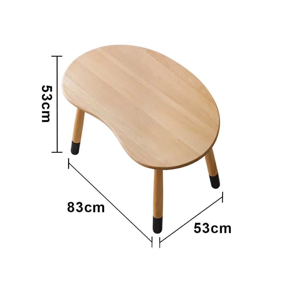 LIVARA Kids Adjustable Table, Four-Level Height Design, Solid Wood Construction, Thick Sturdy Tabletop with Rounded Edges