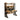 LIVARA Office Desk 100/120/140cm, 2-in-1 Space-Saving Design, Thick Panels, Steel Frame, Pegboard Storage - Black and Wood