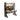 LIVARA Office Desk 100/120/140cm, 2-in-1 Space-Saving Design, Thick Panels, Steel Frame, Pegboard Storage - Black and White