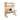 LIVARA Office Desk 100/120/140cm, 2-in-1 Space-Saving Design, Thick Panels, Steel Frame, Pegboard Storage - White