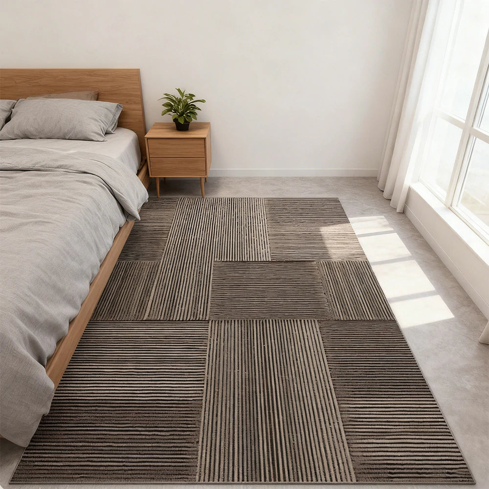 LIVARA Floor Rugs 160/200cm High-Density Weave, Non-Fraying, Durable, Easy to Clean, Anti-Slip Backing