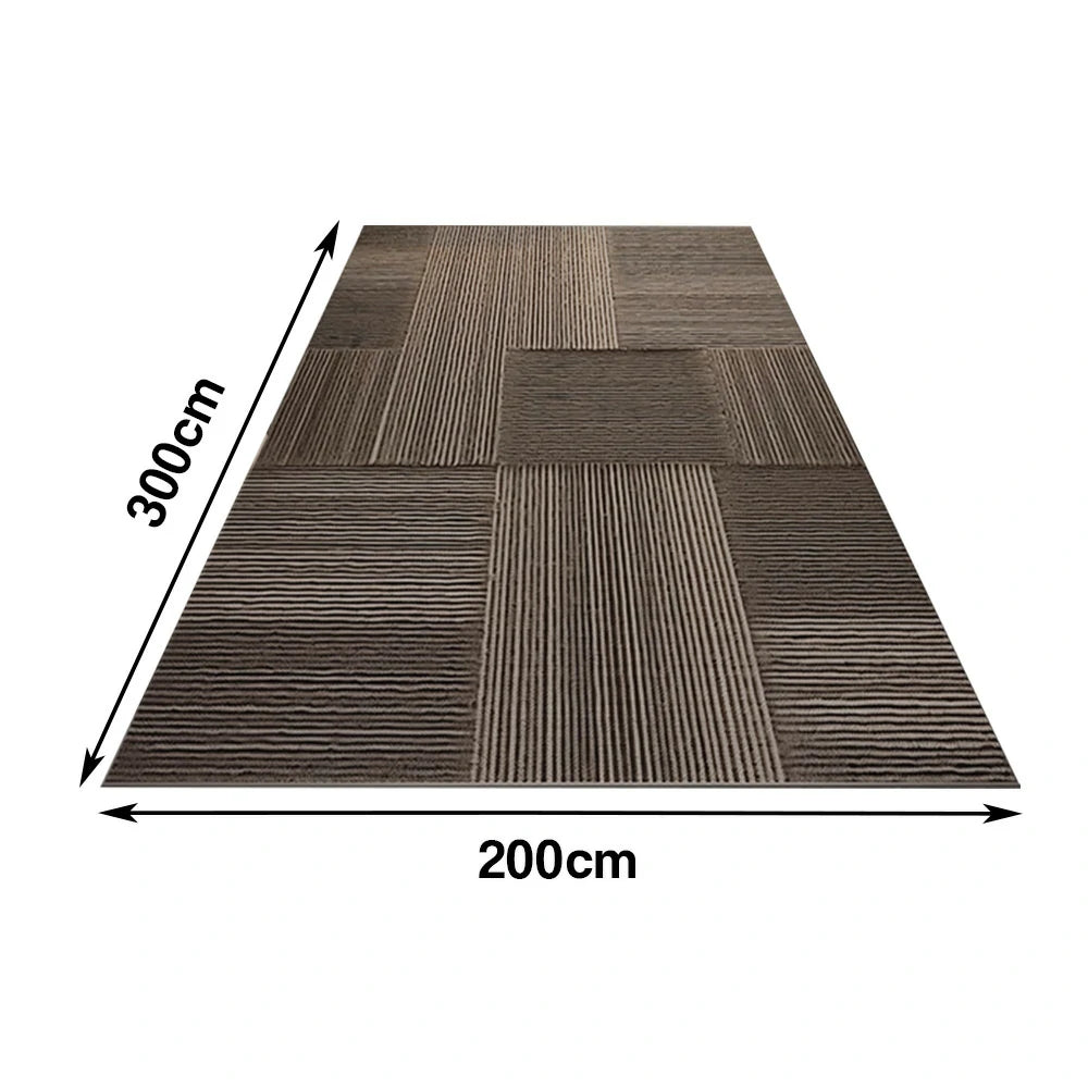 LIVARA Floor Rugs 160/200cm High-Density Weave, Non-Fraying, Durable, Easy to Clean, Anti-Slip Backing