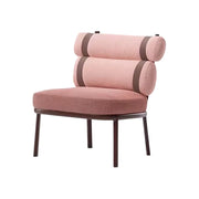 LIVARA Aluminium Lounge Chair - Dual-Layer Ergonomic Backrest, Full Aluminium Frame, Soft Woven Cushion, Modern Armless Design