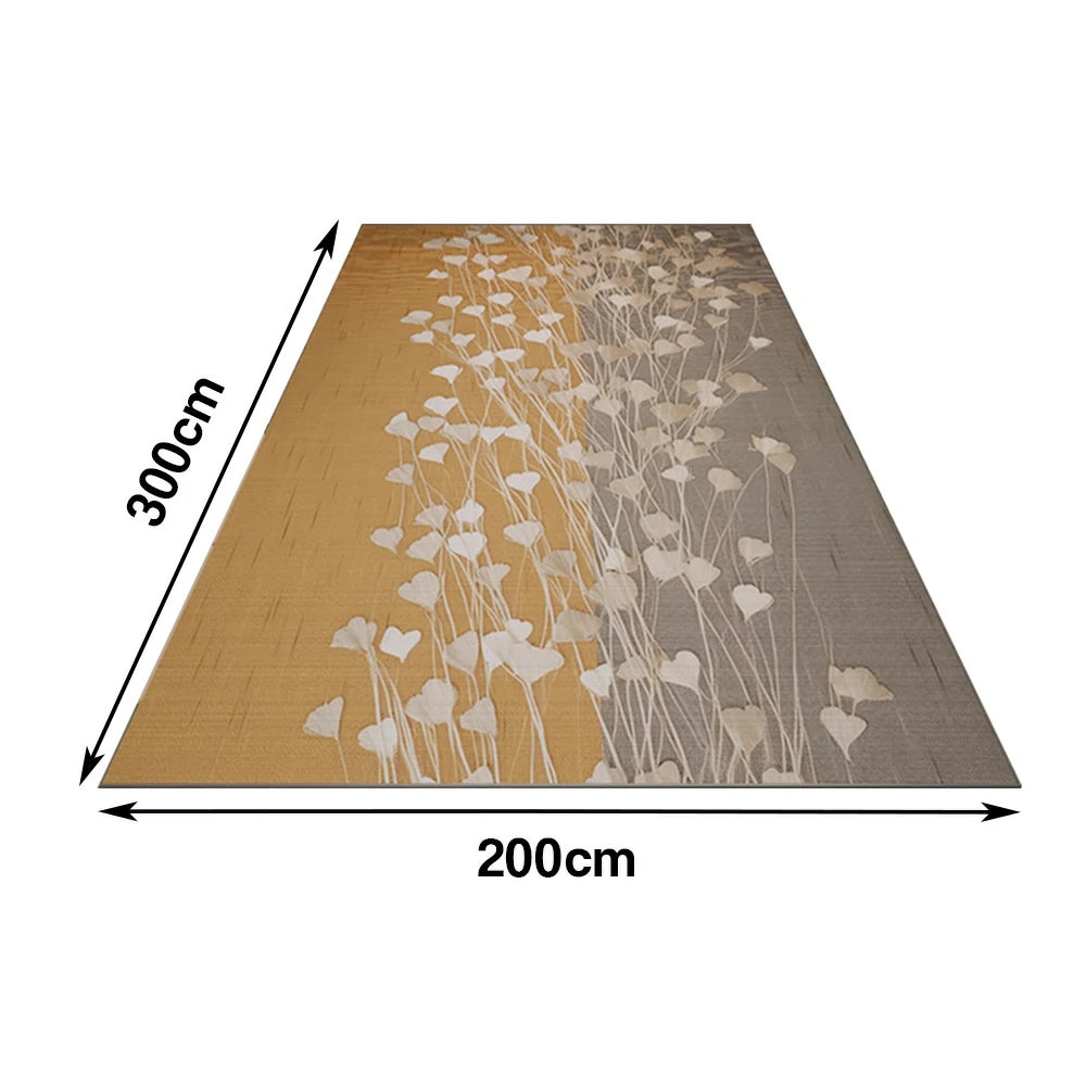 LIVARA Floor Rugs 160/200cm Customizable, Non-Fraying, High-Density Weave, Stain-Resistant, Anti-Slip Backing