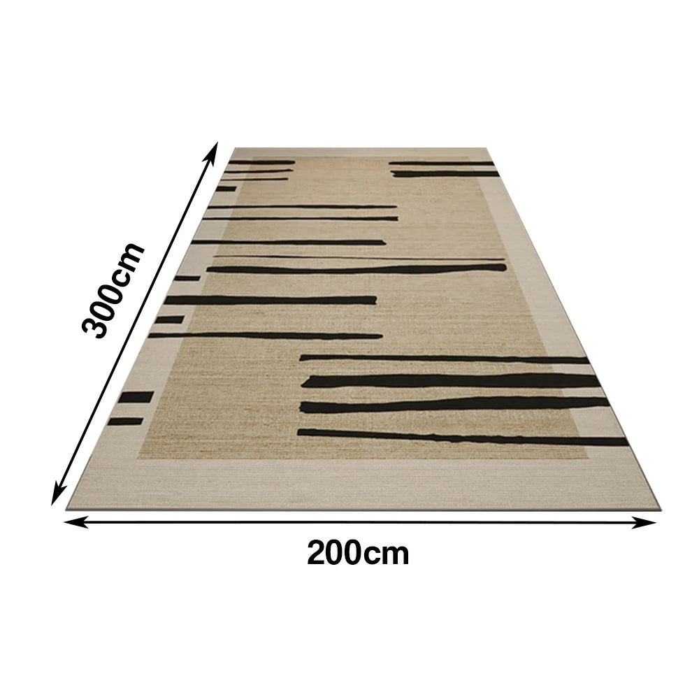 LIVARA Floor Rugs 160/200cm High-Density, Customizable, Non-Fraying, Stain-Resistant, Anti-Slip Backing
