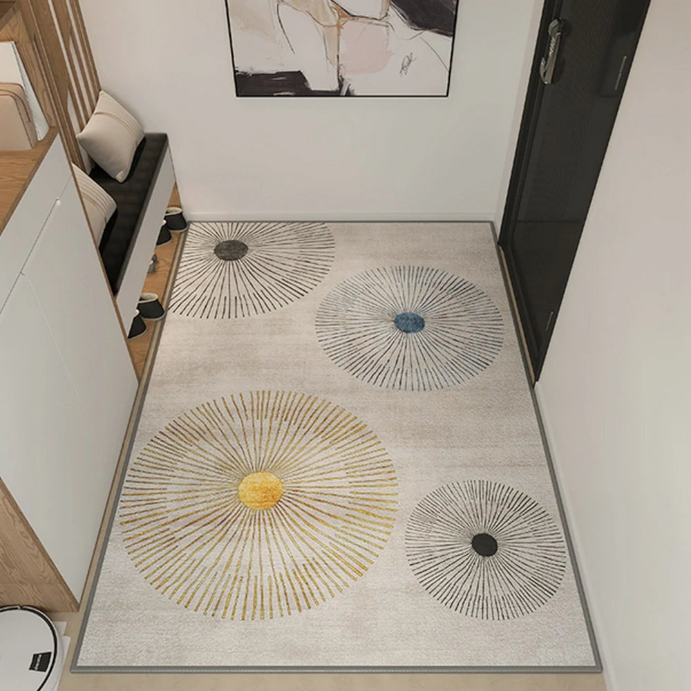 LIVARA Floor Rugs 140/160cm Belgian Velvet, Soft, Dense Weave, Stain-Resistant, Anti-Slip Backing