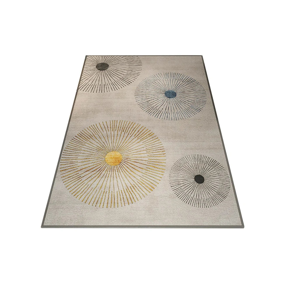 LIVARA Floor Rugs 140/160cm Belgian Velvet, Soft, Dense Weave, Stain-Resistant, Anti-Slip Backing