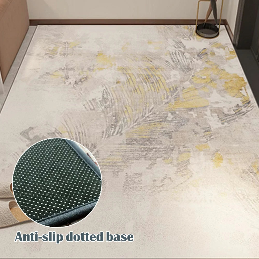 LIVARA Floor Rugs 140/160cm Soft Belgian Velvet, High-Density Weave, Stain-Resistant, Anti-Slip Backing