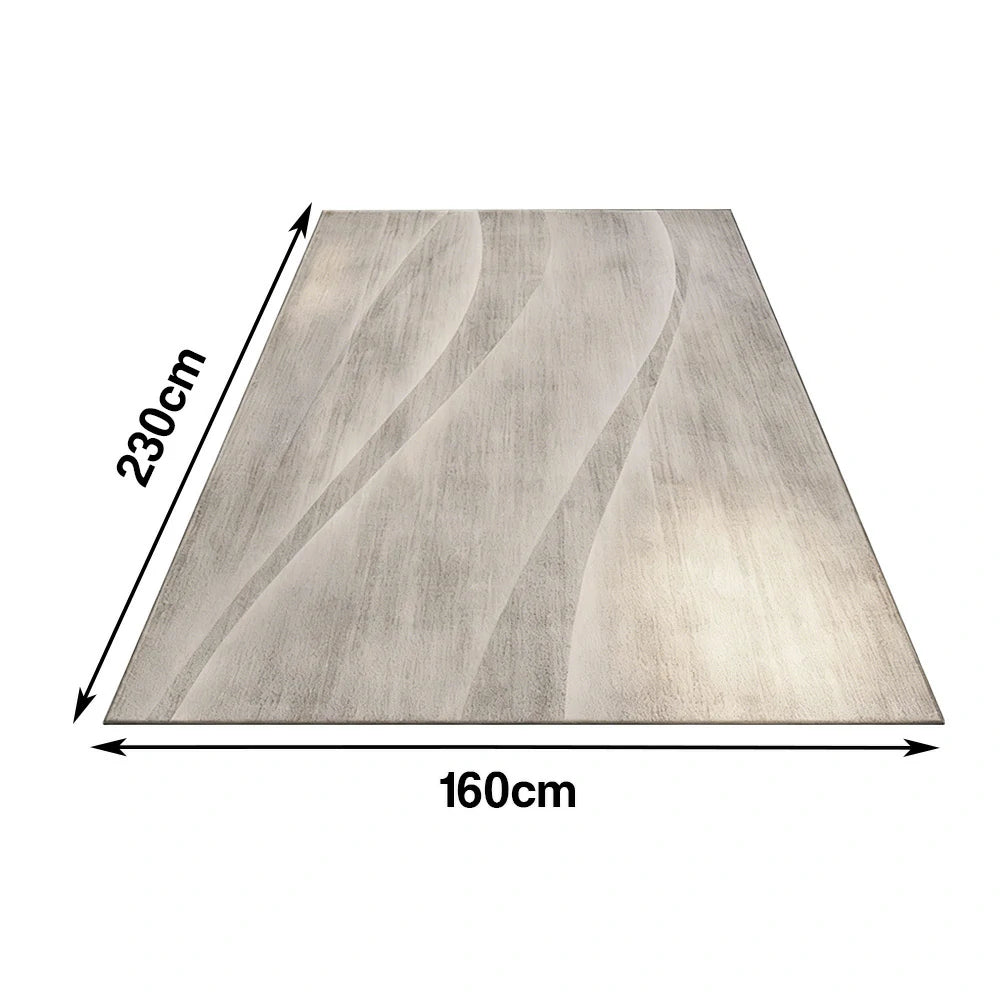 LIVARA Floor Rugs 140/160cm High-Density Weave, Soft Texture, Non-Fraying, Stain-Resistant, Anti-Slip Backing