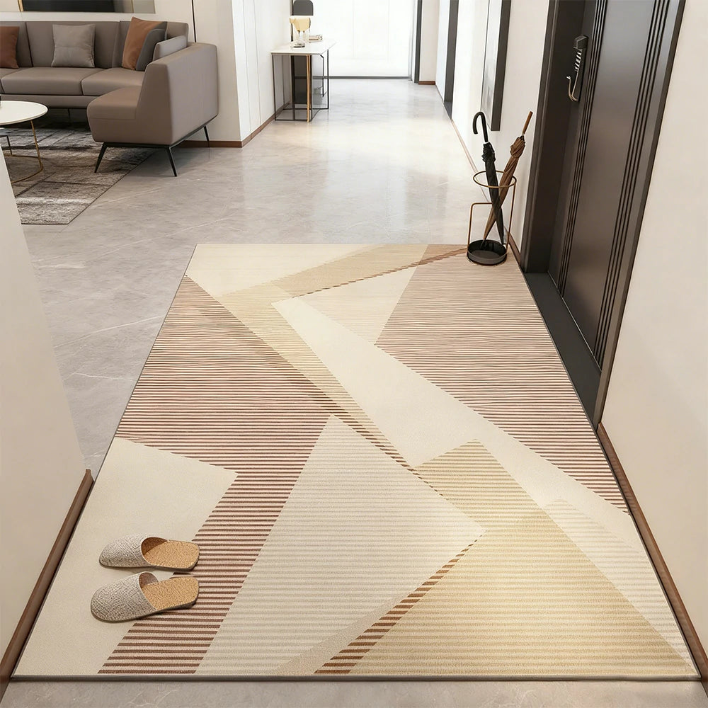 LIVARA Floor Rugs 140/160cm Belgian Velvet, High-Density, Durable, Stain-Resistant, Anti-Slip Backing