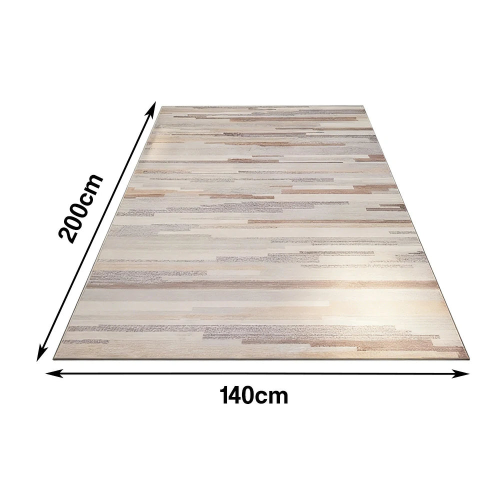 LIVARA Floor Rugs 140/160cm Non-Fraying, High-Density Weave, Soft, Stain-Resistant, Anti-Slip Backing