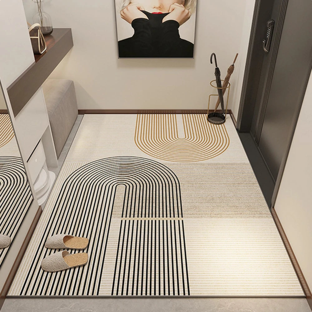 LIVARA Floor Rugs 140/160cm Belgian Velvet, High-Density Weave, Soft, Stain-Resistant, Anti-Slip Backing