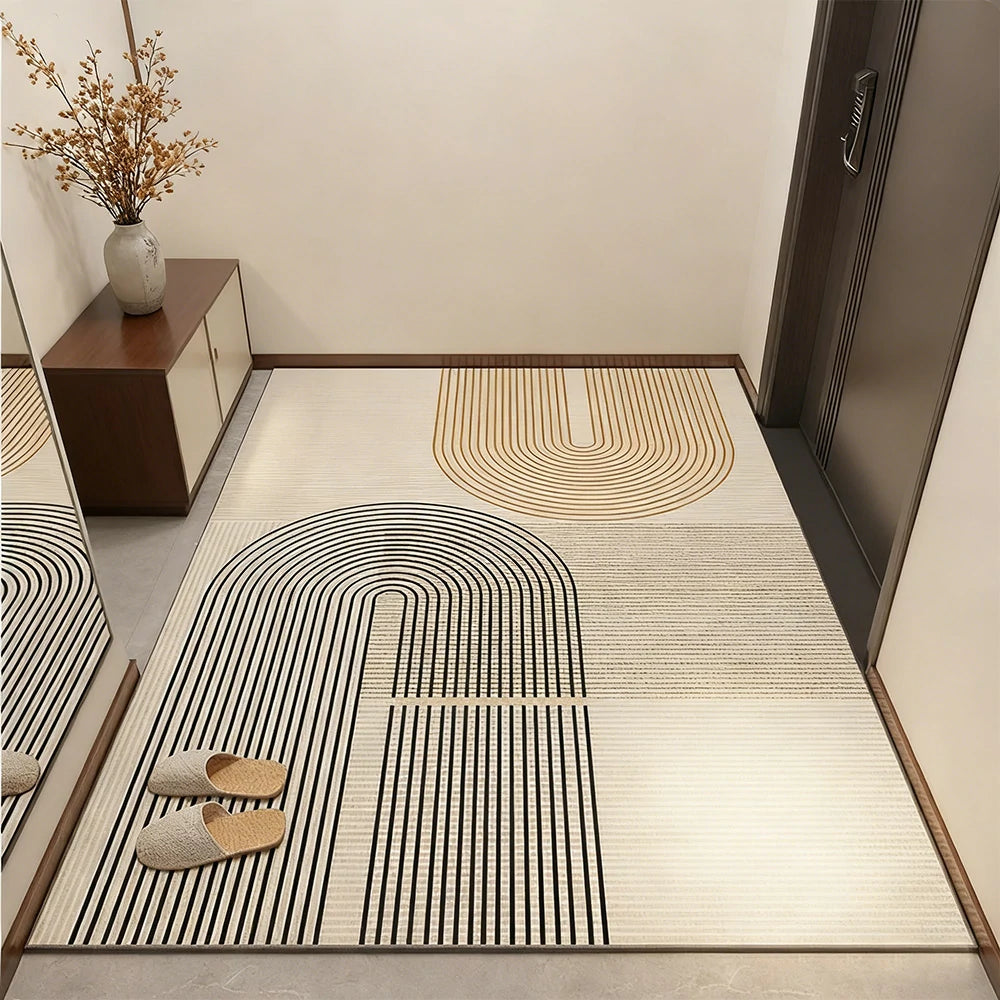 LIVARA Floor Rugs 140/160cm Belgian Velvet, High-Density Weave, Soft, Stain-Resistant, Anti-Slip Backing