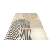 LIVARA Floor Rugs 140/160cm Belgian Velvet, High-Density Weave, Soft, Stain-Resistant, Anti-Slip Backing