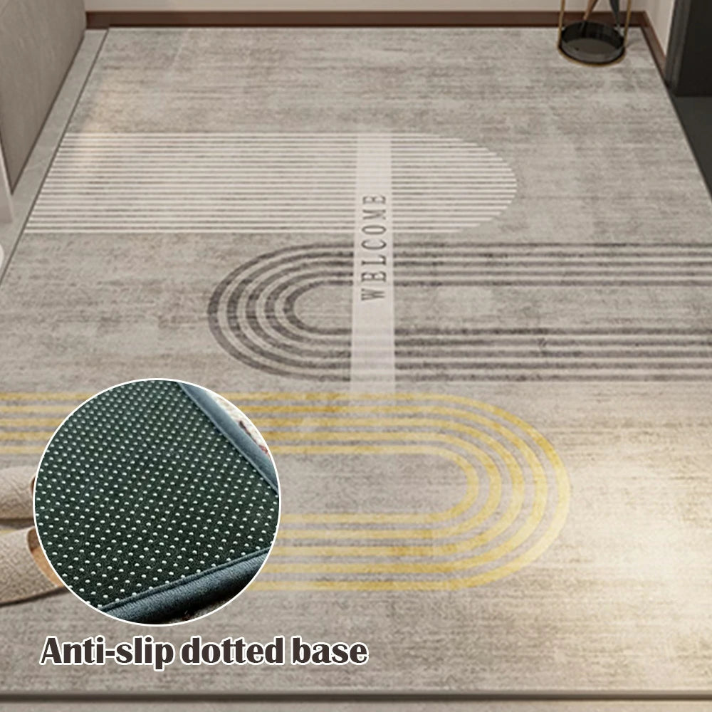 LIVARA Floor Rugs 140/160cm Non-Fraying, Soft Texture, Durable, Stain-Resistant, Anti-Slip Backing