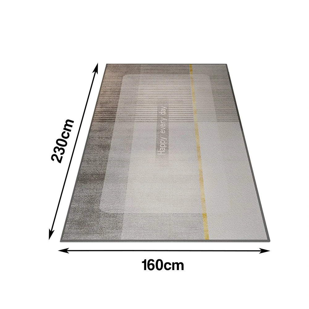 LIVARA Floor Rugs 140/160cm Belgian Velvet, Soft, Stain-Resistant, Durable, Anti-Slip Backing