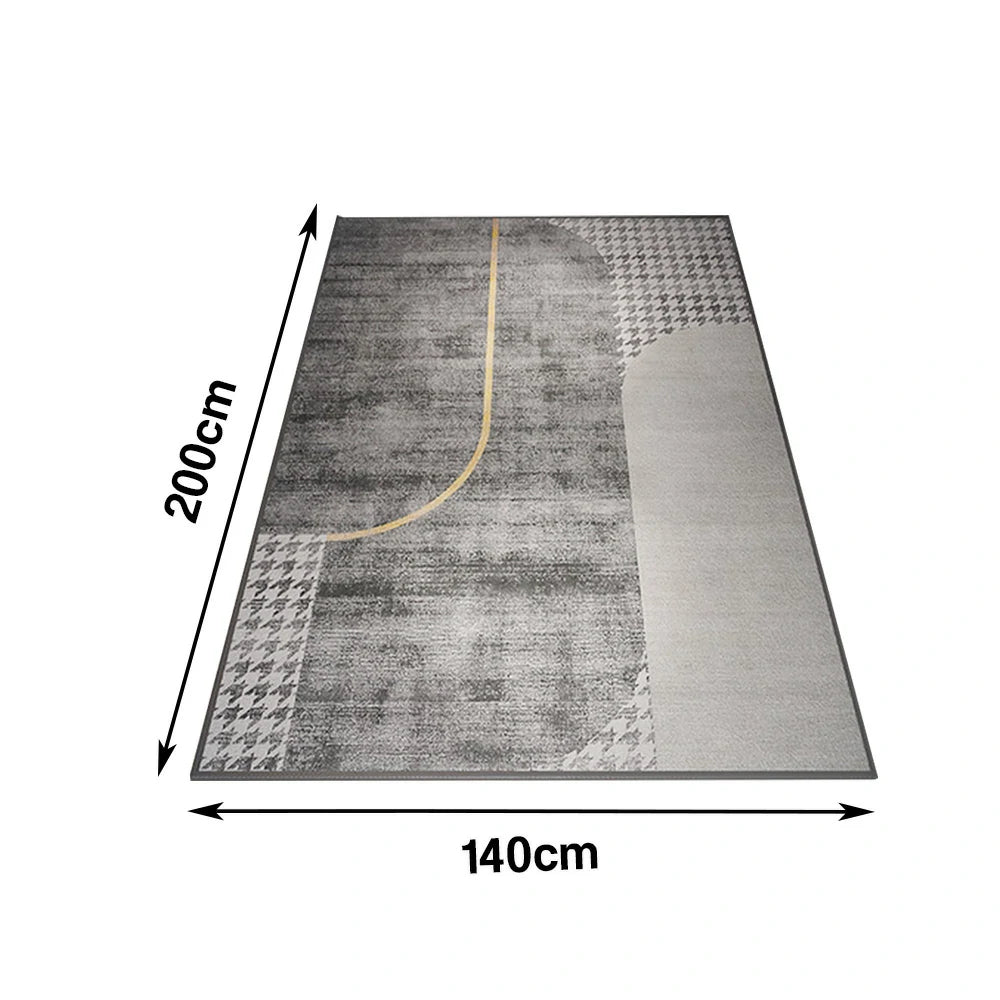 LIVARA Floor Rugs 140/160cm High-Density Weave, Soft, Durable, Stain-Resistant, Anti-Slip Backing