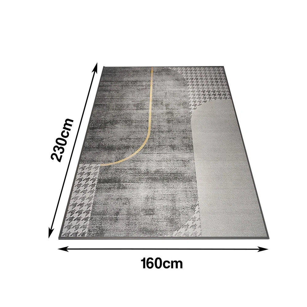 LIVARA Floor Rugs 140/160cm High-Density Weave, Soft, Durable, Stain-Resistant, Anti-Slip Backing