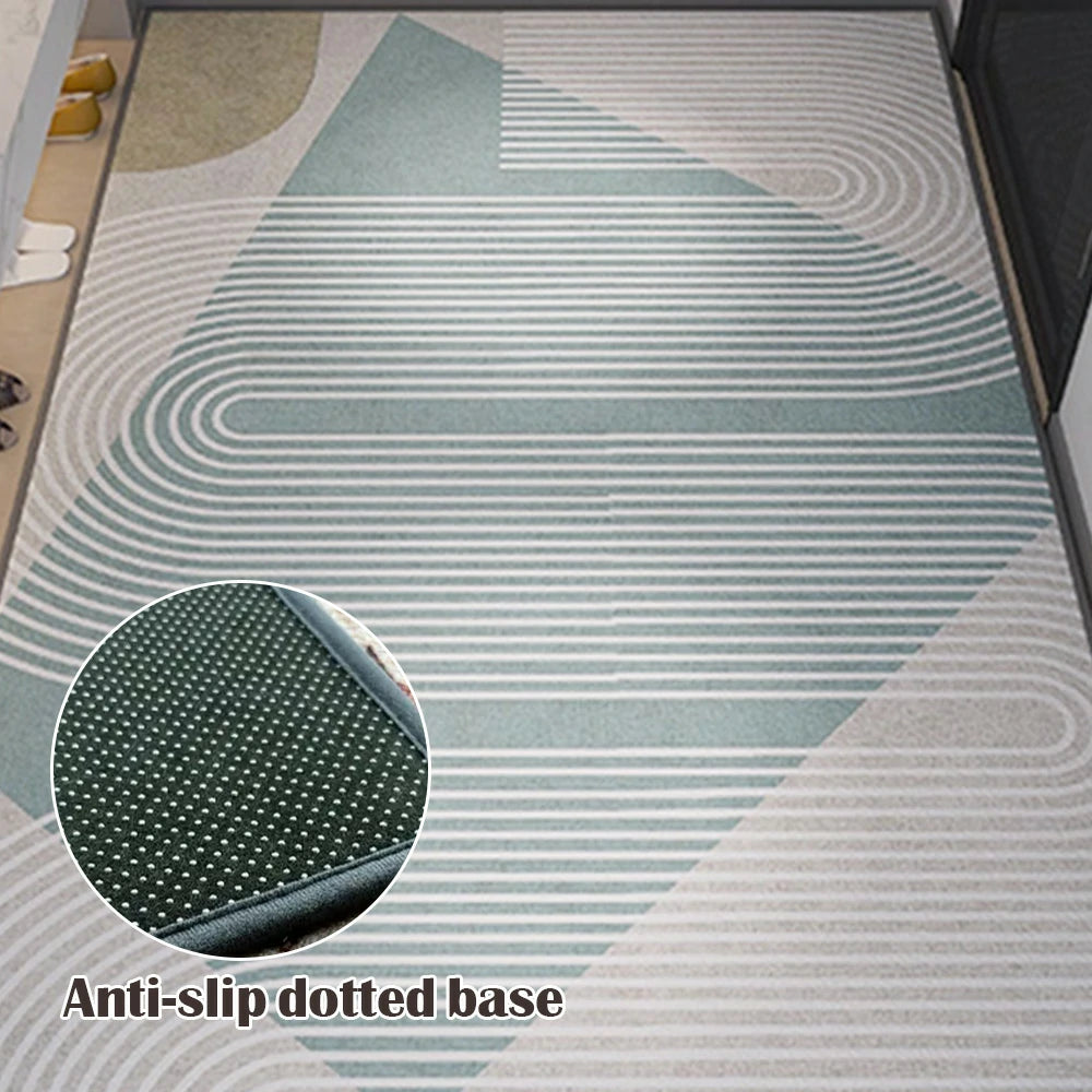 LIVARA Floor Rugs 140/160cm Belgian Velvet, Non-Fraying, Easy to Clean, High-Density Weave, Anti-Slip Backing