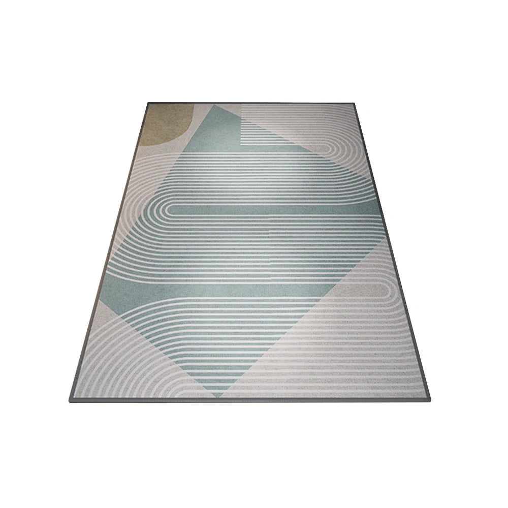 LIVARA Floor Rugs 140/160cm Belgian Velvet, Non-Fraying, Easy to Clean, High-Density Weave, Anti-Slip Backing