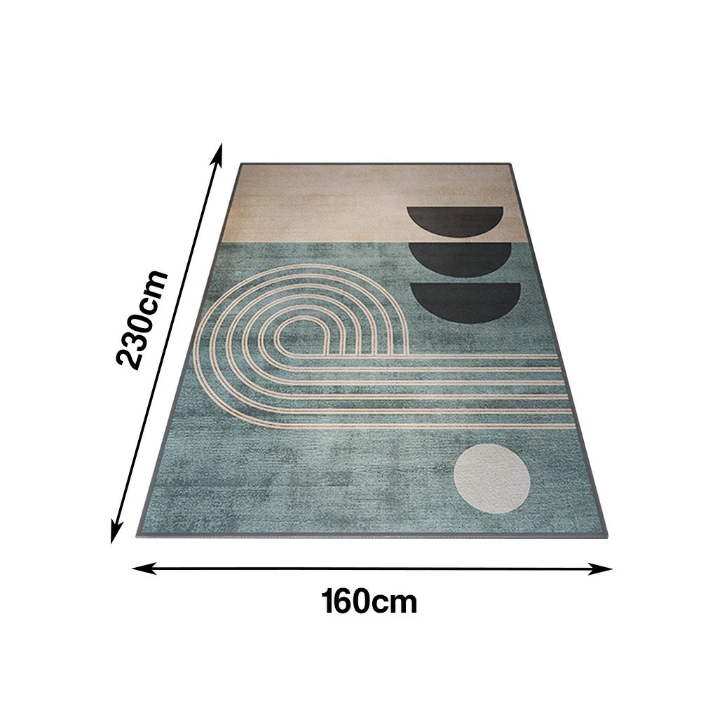 LIVARA Floor Rugs 140/160cm Soft, Dense Weave, Non-Fraying, Easy to Maintain, Anti-Slip Backing