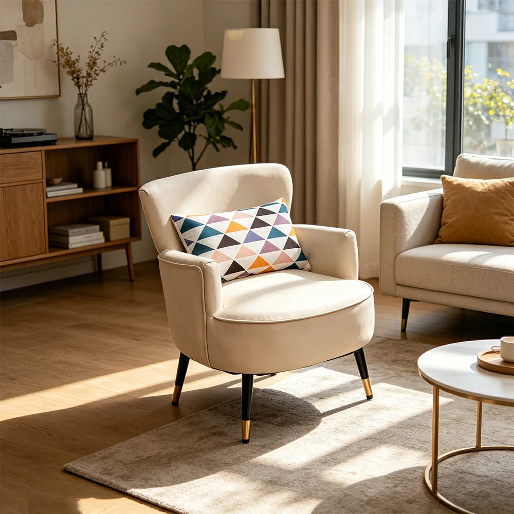 LIVARA Leather Sofa - Modern Living Room Lounge Couch - White