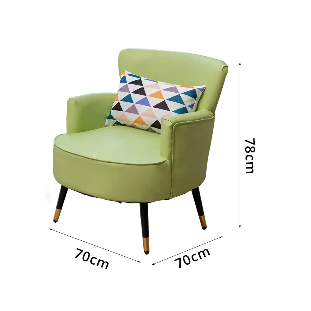 LIVARA Leather Sofa - Modern Living Room Lounge Couch - Green