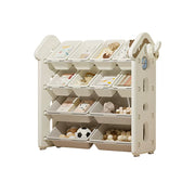 LIVARA Kids Storage Cabinet with Large Capacity Classified Storage 98cm for Kids Room Bedroom and Living Room - White