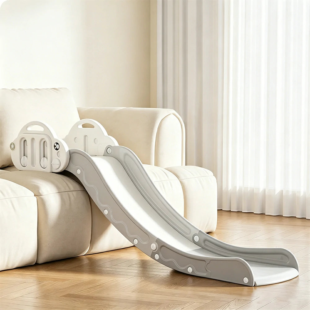LIVARA Kids Home Slide with Rounded Safety Design and Easy Storage for Family Play and Kids Activity Space