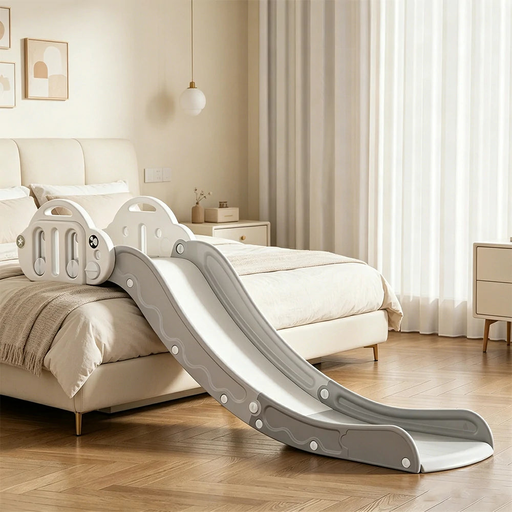 LIVARA Kids Home Slide with Rounded Safety Design and Easy Storage for Family Play and Kids Activity Space
