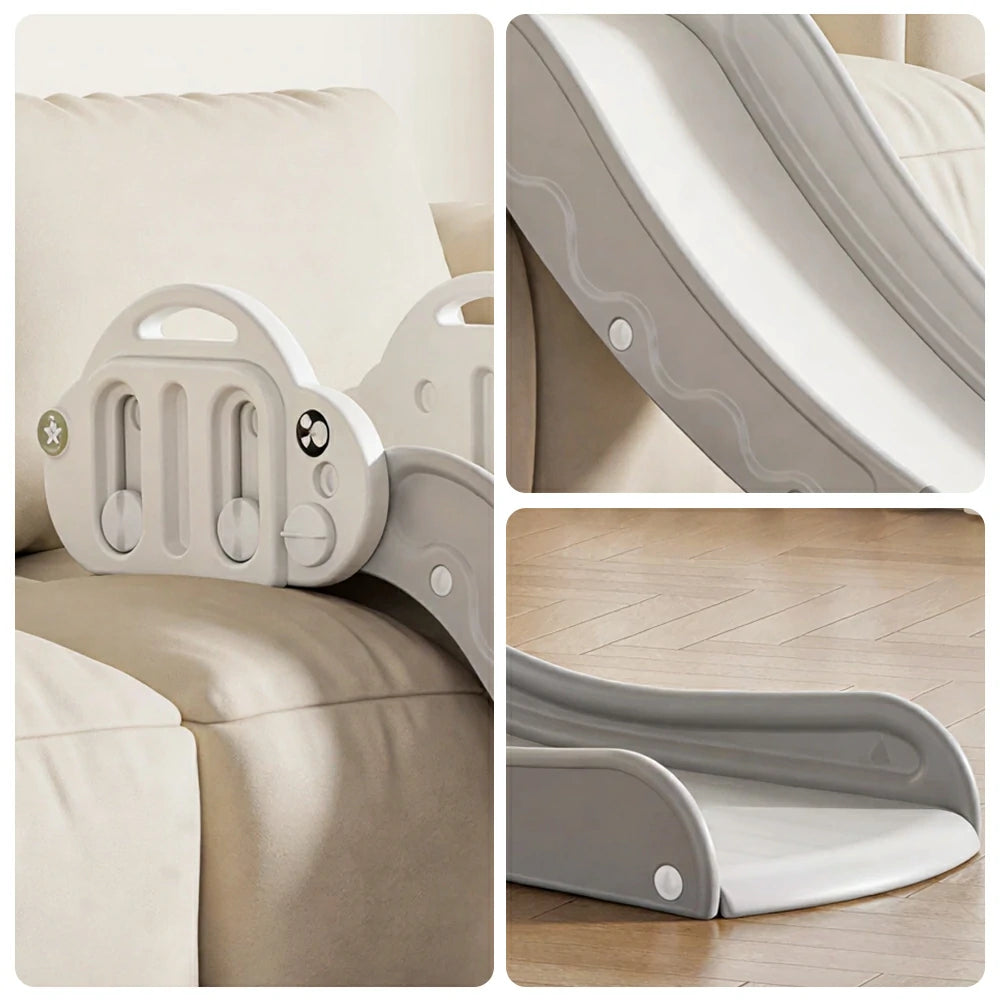 LIVARA Kids Home Slide with Rounded Safety Design and Easy Storage for Family Play and Kids Activity Space