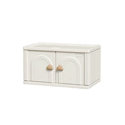 LIVARA Kids Storage Cabinet with Hanging Space and Feeding Platform for Kids Room Living Room and Nursery