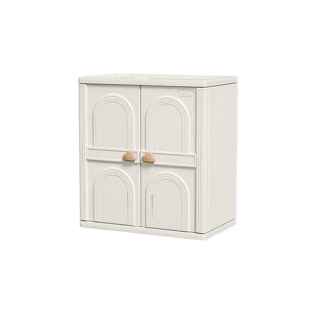 LIVARA Kids Nursery Storage Cabinet with Food-Grade PE and Top Shelf for Kids Room and Home Storage