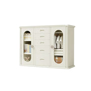 LIVARA Baby Nursery Storage Cabinet with Visual Doors and Dust-Proof Storage for Nursery and Home Organisation