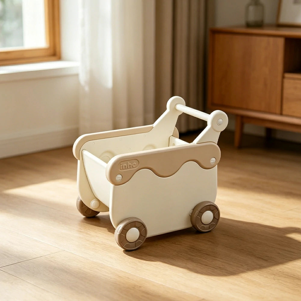 LIVARA Baby Walker 4-in-1 Growth Companion Stable Anti-Tip Design for Home & Activity Areas