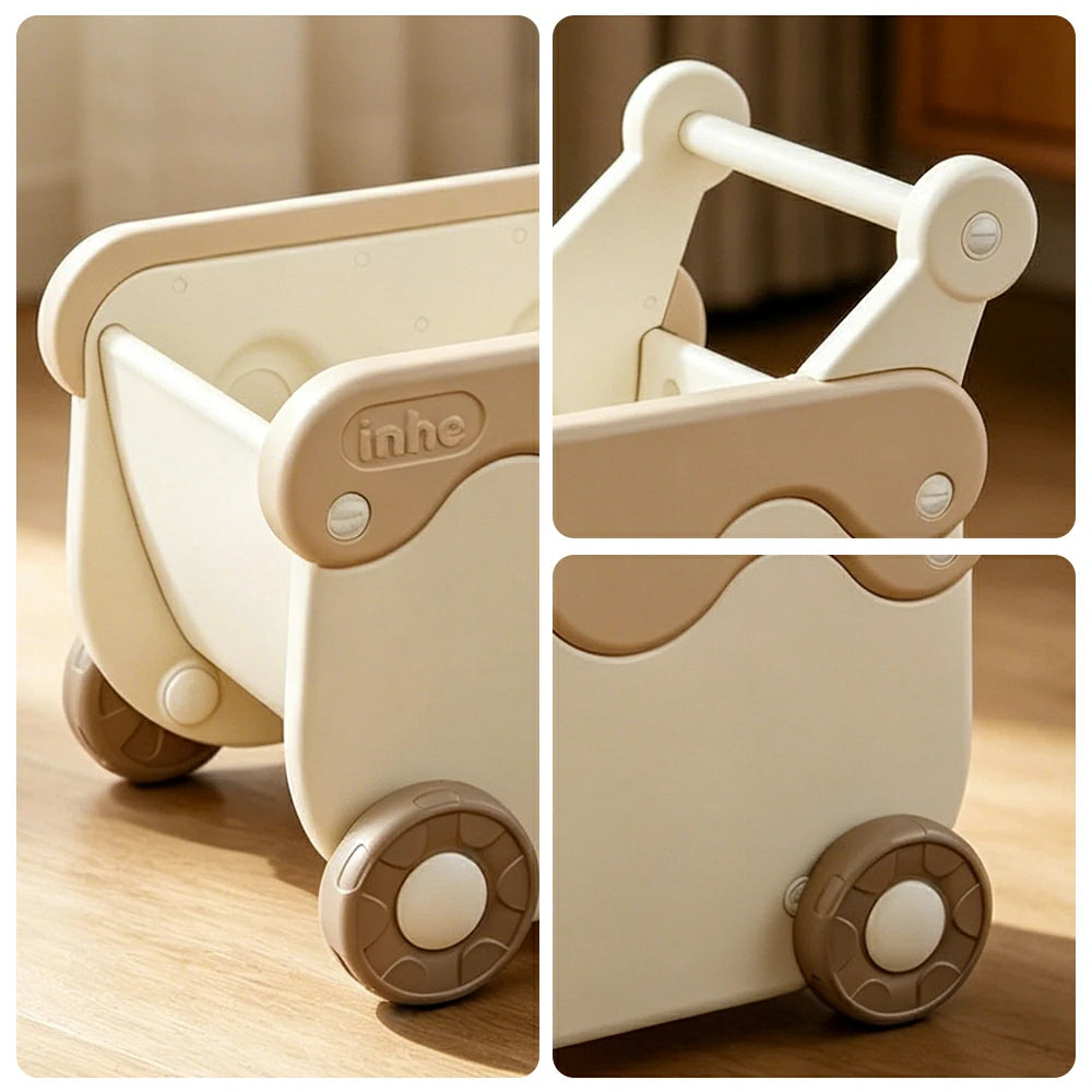LIVARA Baby Walker 4-in-1 Growth Companion Stable Anti-Tip Design for Home & Activity Areas
