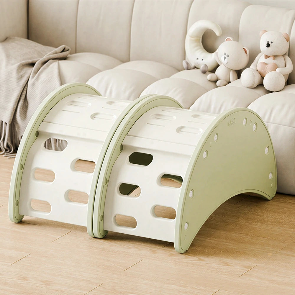 LIVARA Kids Moon Climbing Frame Multi-Functional Rocker & Study Table for Kids Room & Play Area