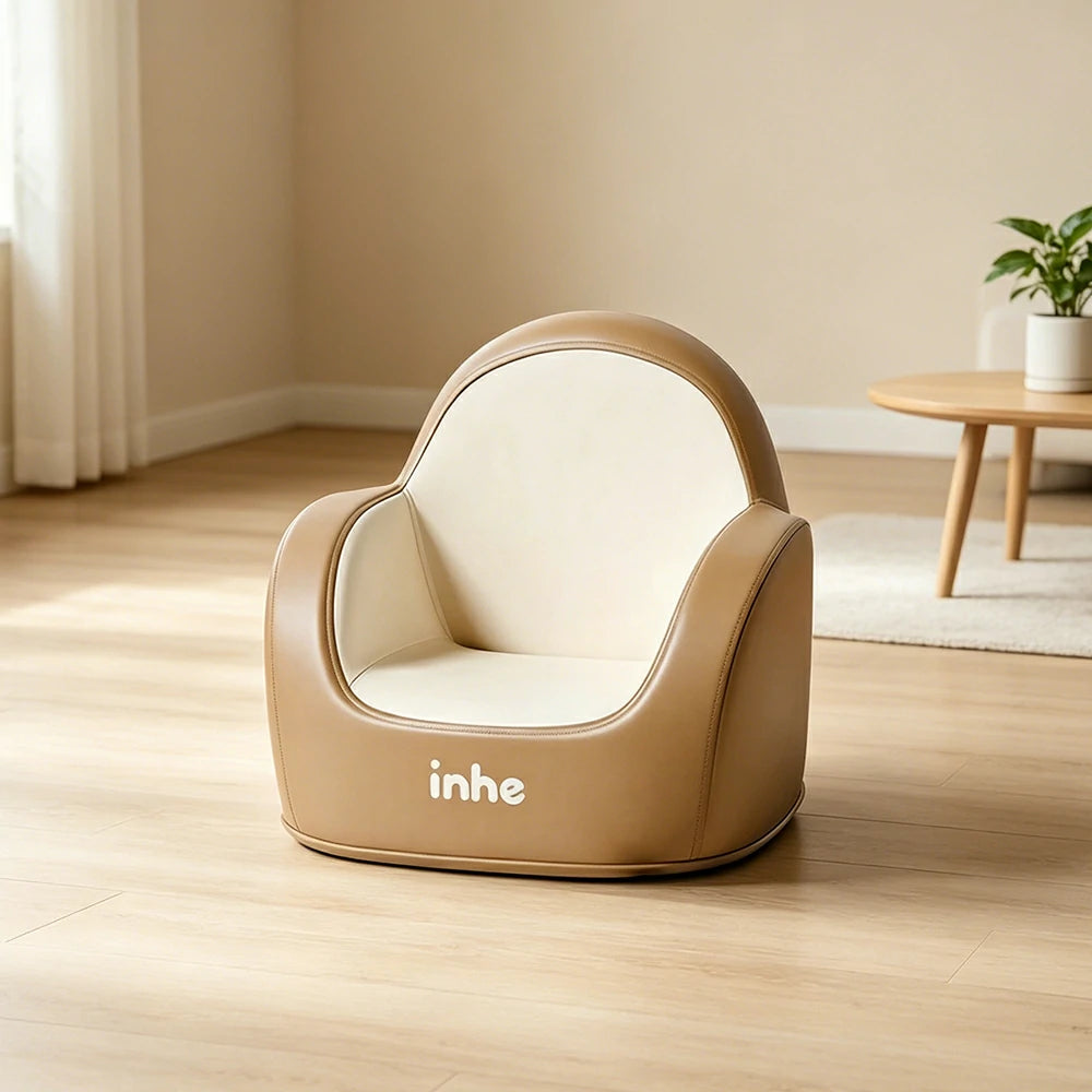 LIVARA Kids Sofa Soft PU Leather High-Density Sponge for Kids Room & Reading Corner
