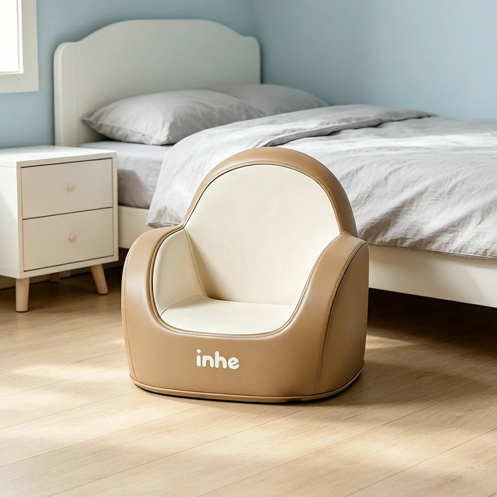 LIVARA Kids Sofa Soft PU Leather High-Density Sponge for Kids Room & Reading Corner