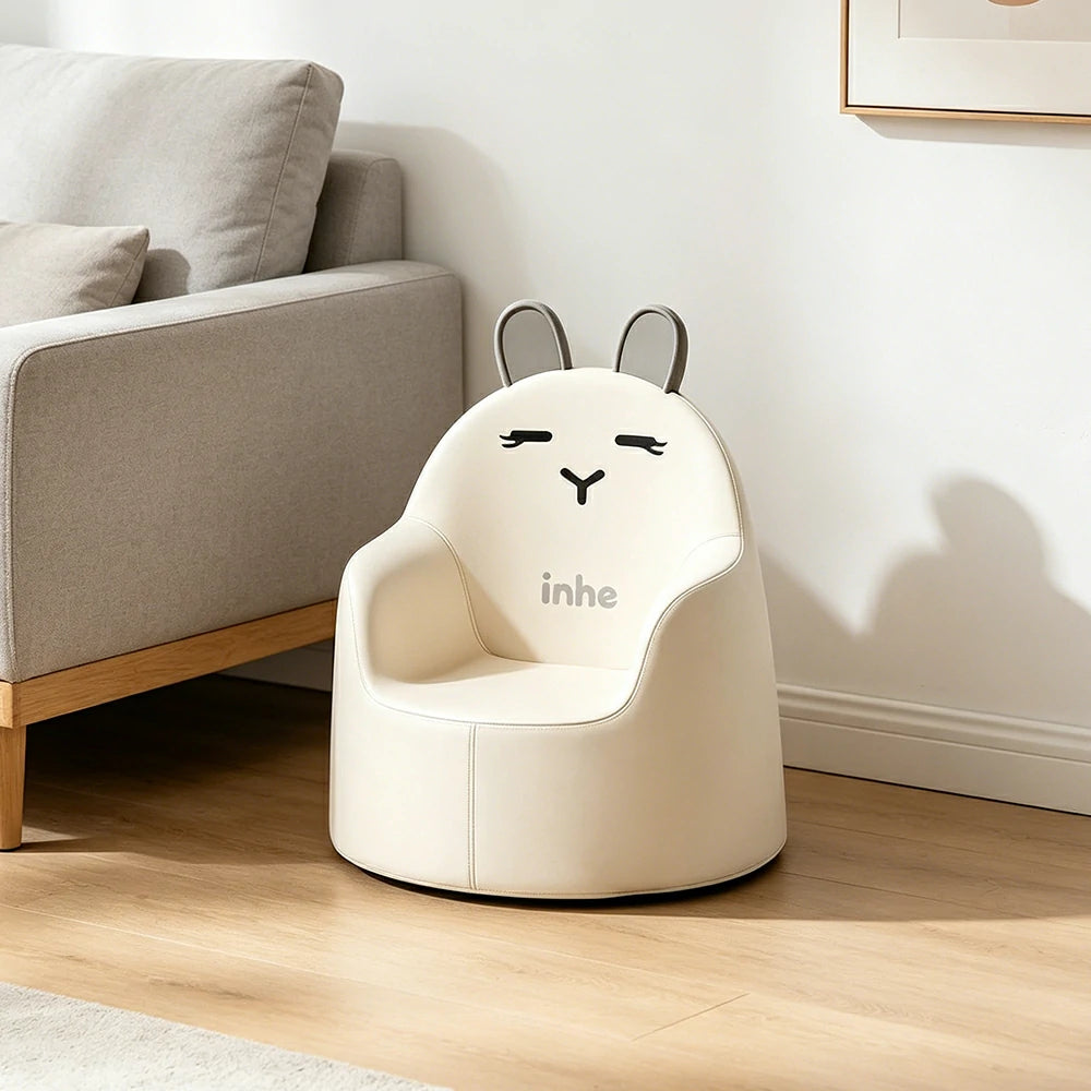 LIVARA Kids Lounge Sofa Easy-Clean Waterproof Anti-Tip Base for Living Room & Kids Room
