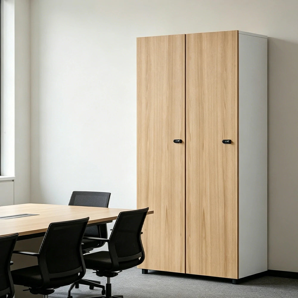 LIVARA 2 Door Office Filing Cabinet with Mechanical Combination Lock for Study Office