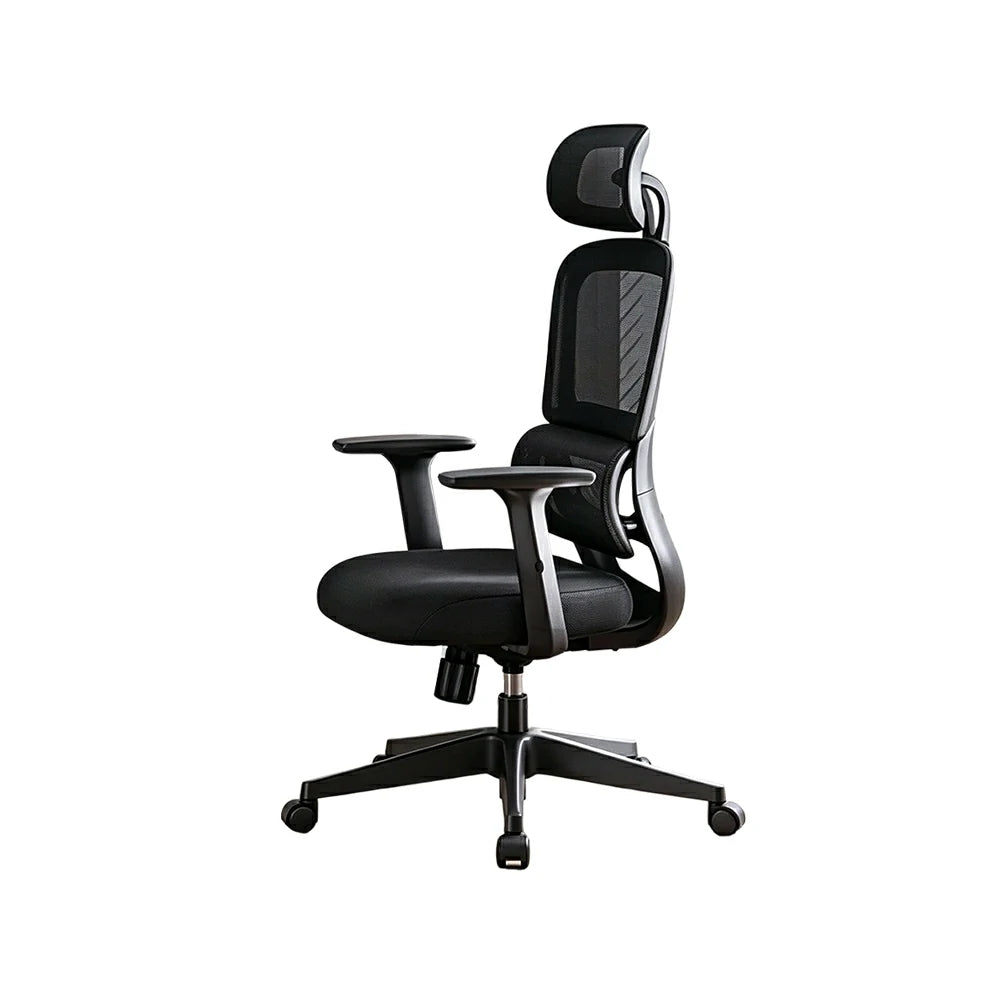 LIVARA Ergonomic High Back Office Chair Mesh Executive Adjustable Desk Chair with Headrest Armrest Swivel Task Chair - Black