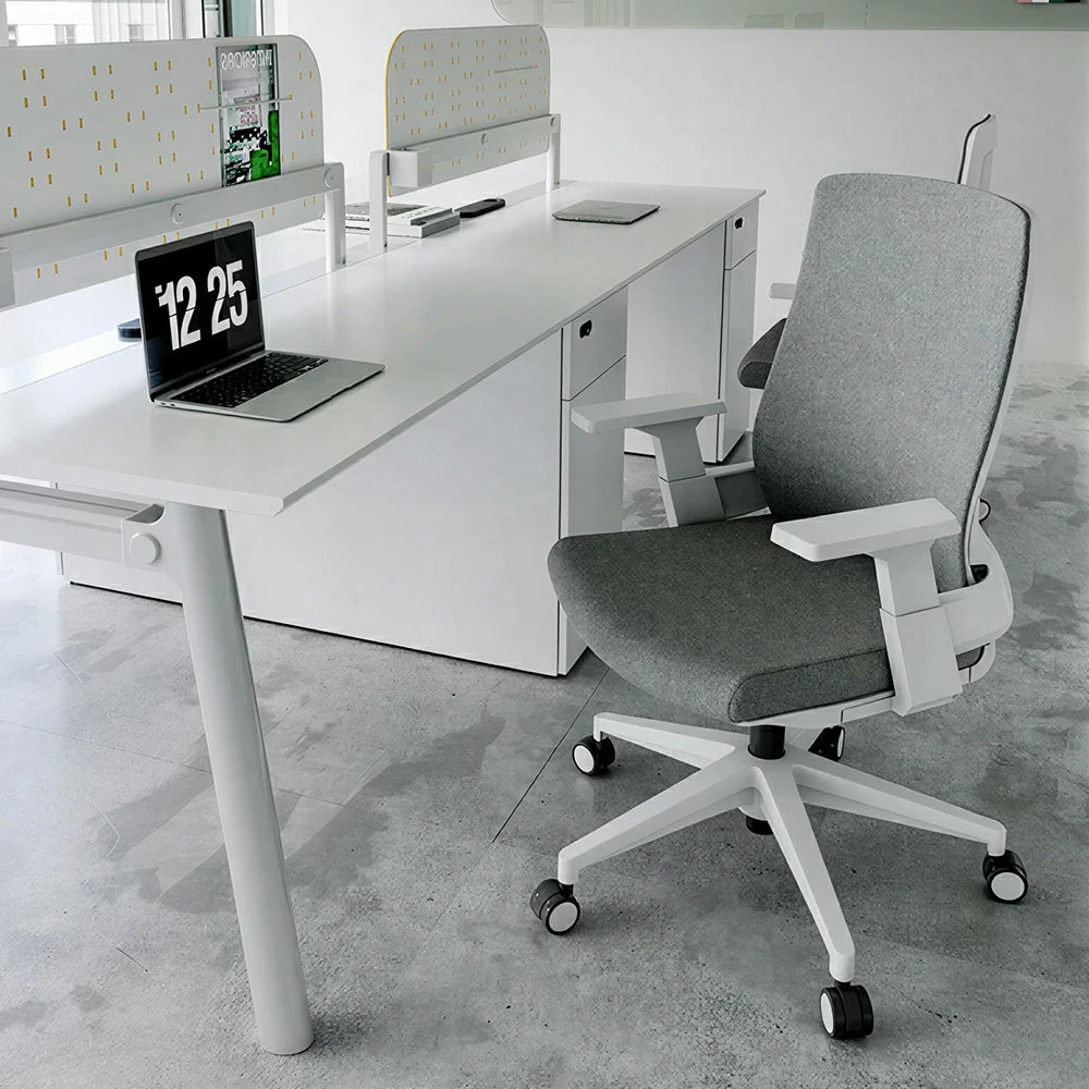 LIVARA Ergonomic Office Chair High Back Mesh Desk Chair Adjustable Swivel Task Chair Home Office Seating - Grey