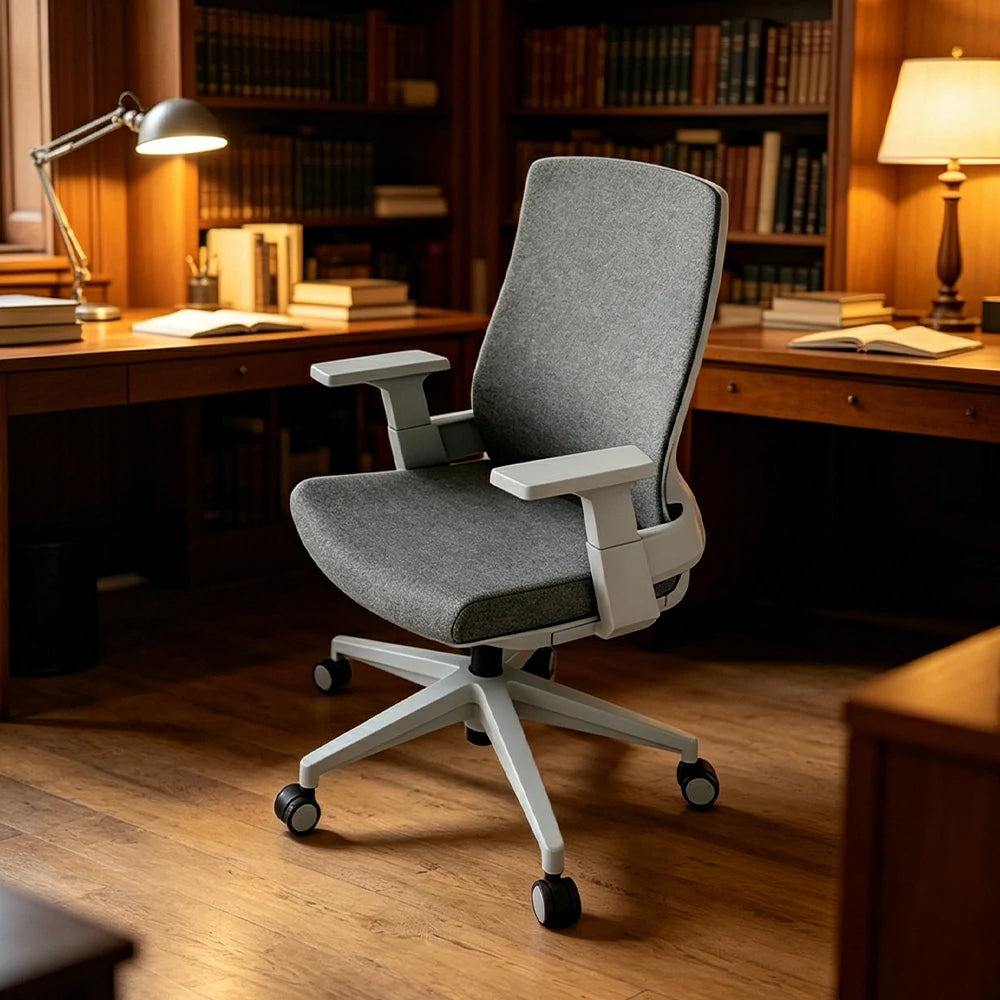LIVARA Ergonomic Office Chair High Back Mesh Desk Chair Adjustable Swivel Task Chair Home Office Seating - Grey