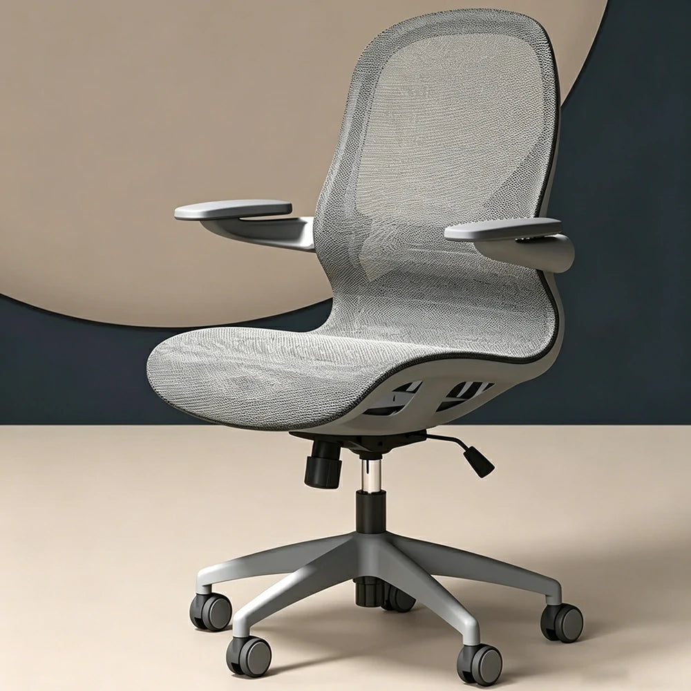 LIVARA Ergonomic Mesh Office Chair 3D Adjustable Armrests Lumbar Support Computer Chair for Study Room - Grey