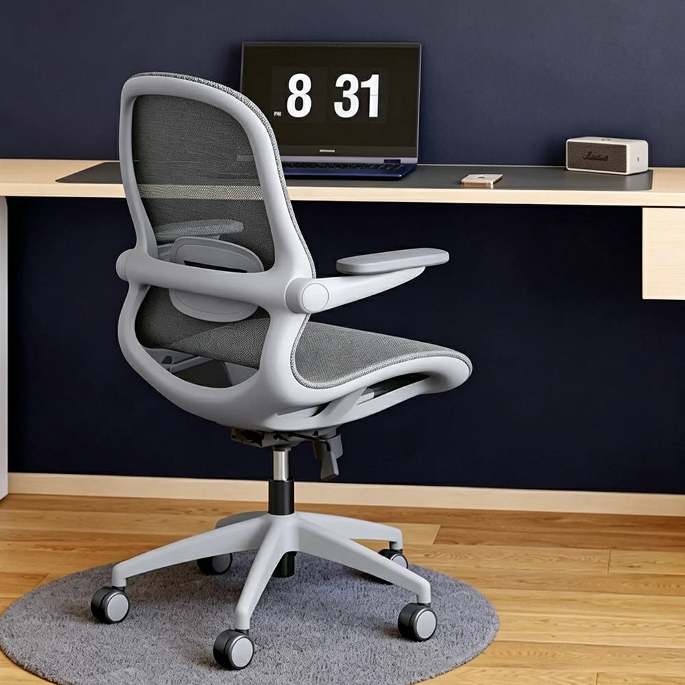 LIVARA Ergonomic Mesh Office Chair 3D Adjustable Armrests Lumbar Support Computer Chair for Study Room - Grey